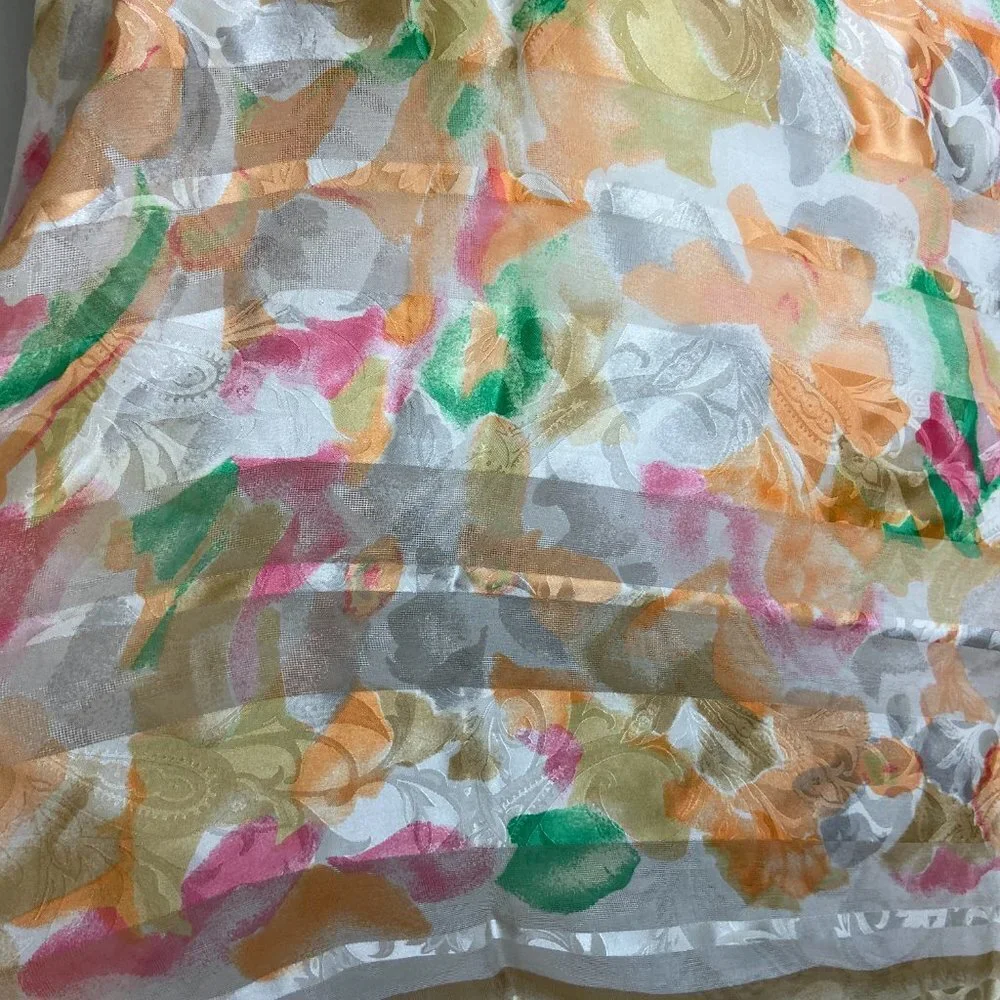 Vintage Laura di Garpi ( Jarpi ) Square Scarf 34